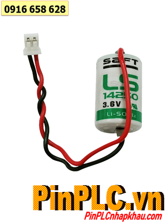 Saft LS14250; Pin nuôi nguồn PLC Saft LS14250 3.6v 1/2AA 1200mAh _Made in France